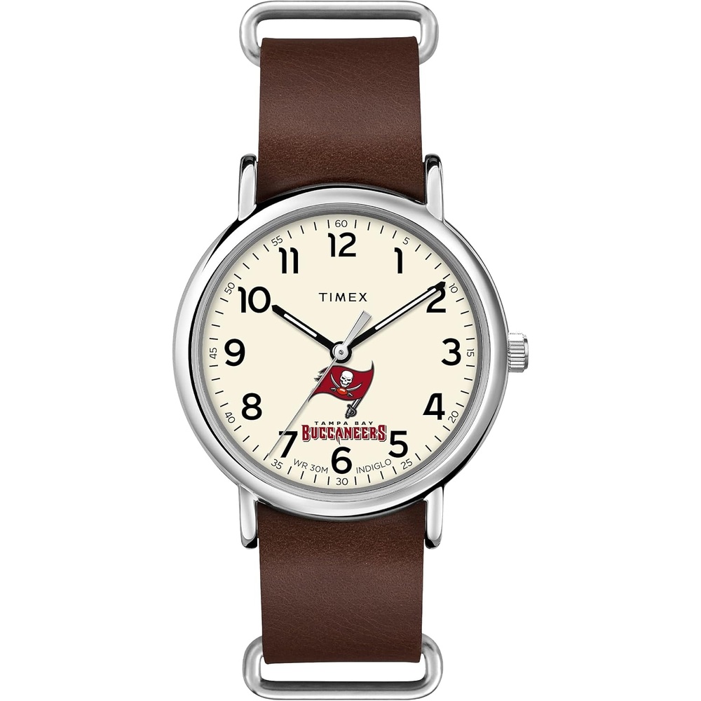 image:imageTimex Tribute Mens NFL Weekender 40mm Quartz Leather StrapTampa Bay Buccaneers