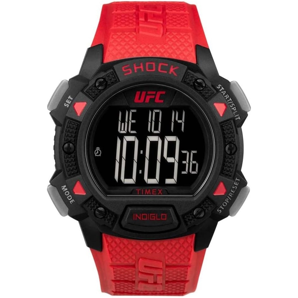 image:imageTimex UFC Mens Core Shock 45mm WatchRedDigitalBlack