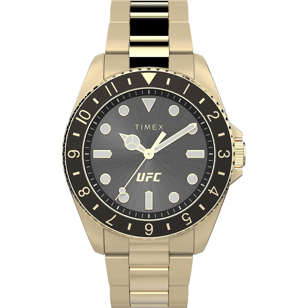image:imageTimex UFC Mens Debut 42mm WatchGoldToneBlackGoldTone