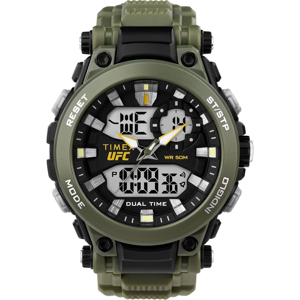 image:imageTimex UFC Mens Impact 50mm WatchGreenBlackGreen