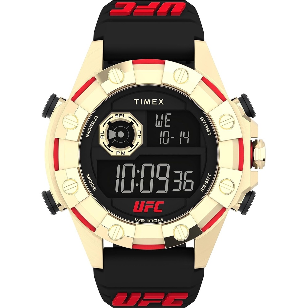 image:imageTimex UFC Mens Kick 49mm WatchBlackDigitalGoldTone