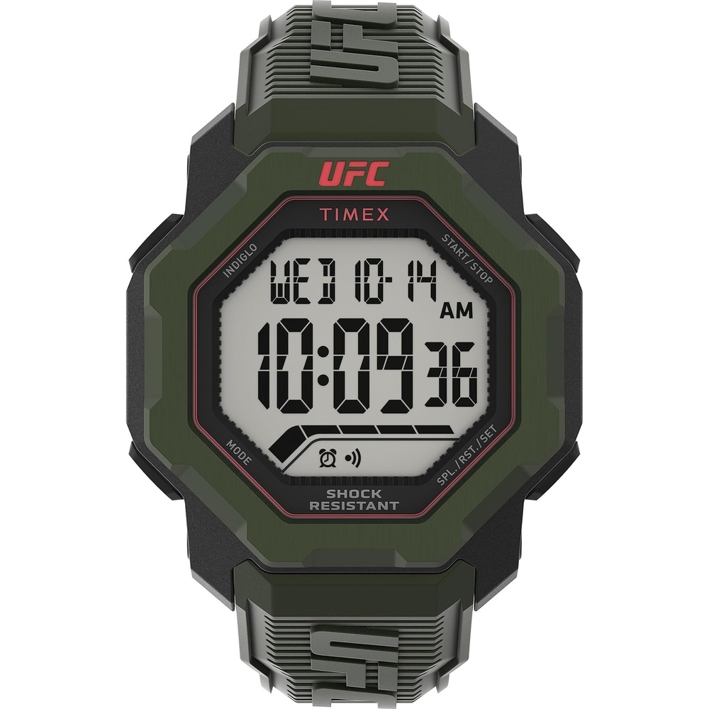 image:imageTimex UFC Mens Knockout 48mm WatchGreenDigitalBlack