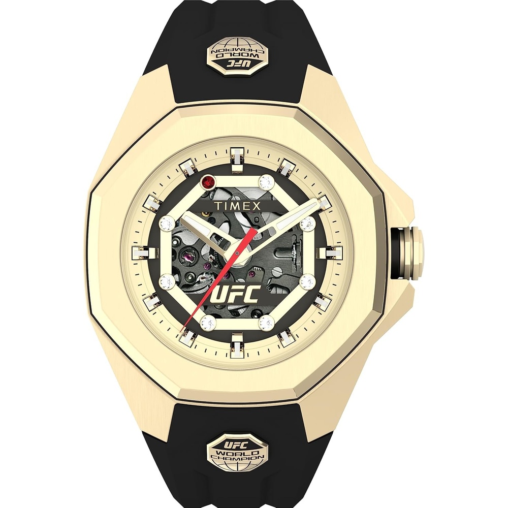 image:imageTimex UFC Mens Pro 44mm WatchBlackGoldToneGoldTone