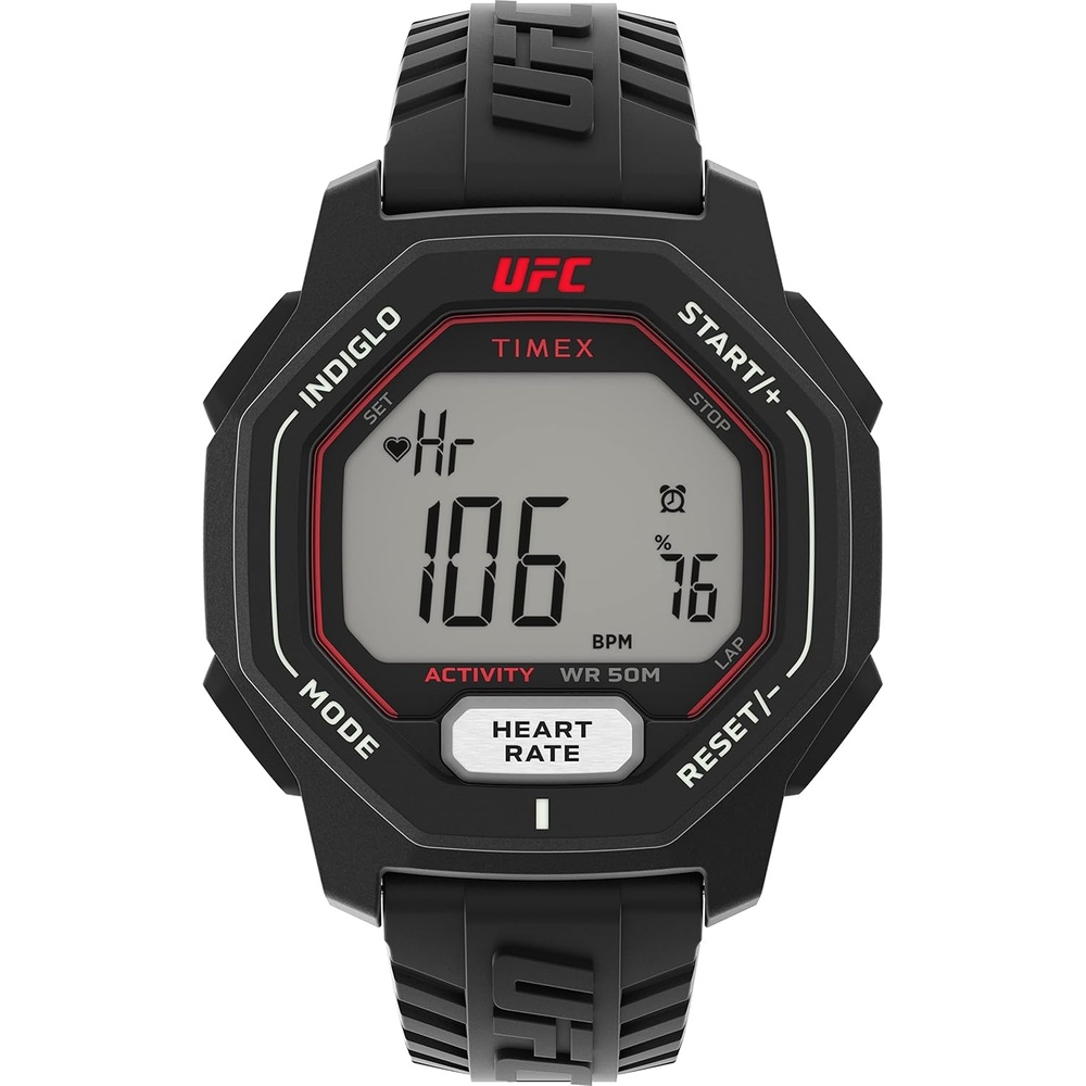image:imageTimex UFC Mens Spark 46mm WatchBlackDigitalBlack