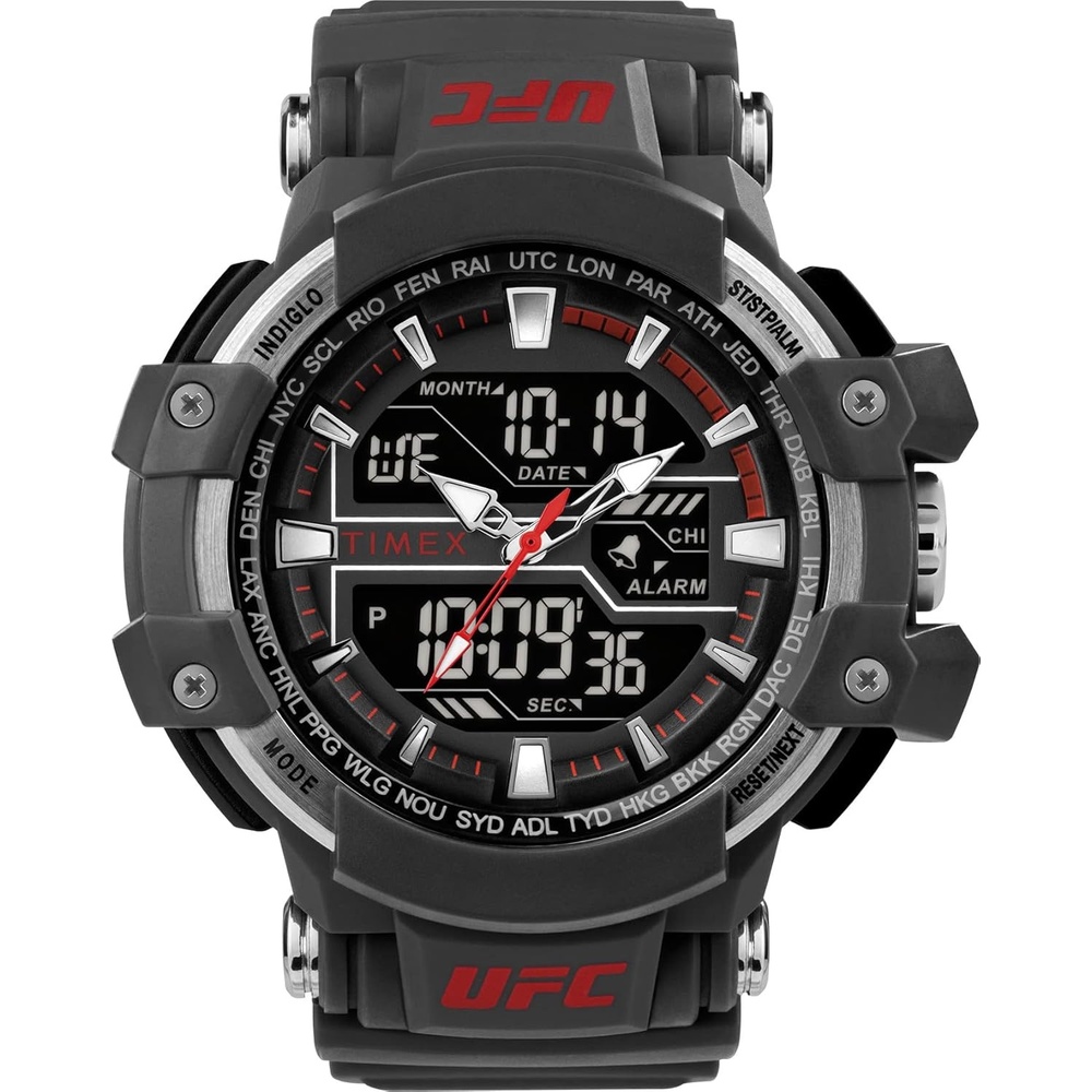 image:imageTimex UFC Mens Tactic 53mm WatchGrayBlackGray