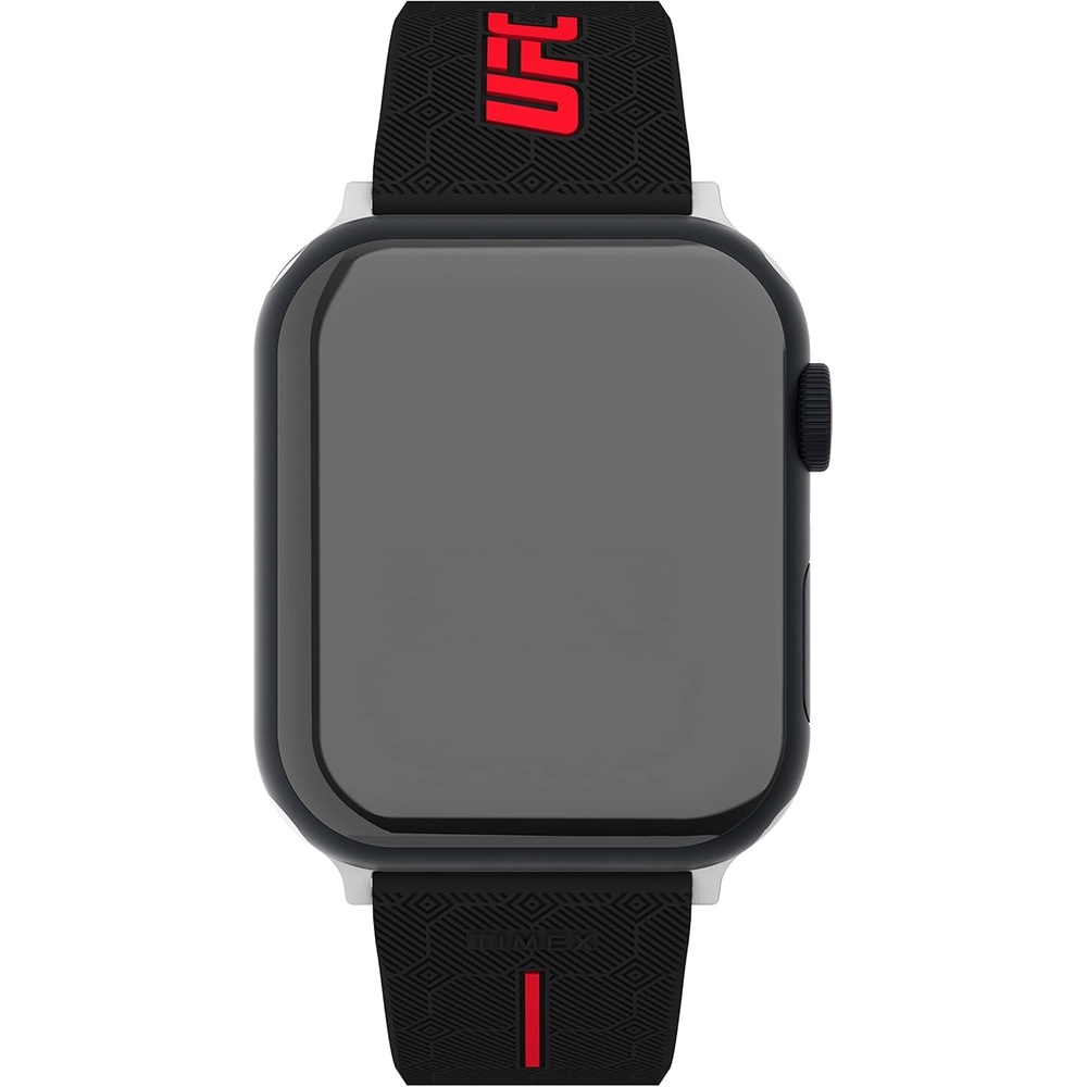 image:imageTimex UFC Smartwatch Band Compatible with Apple Watch 44mm 45mm 49mmBlackRed