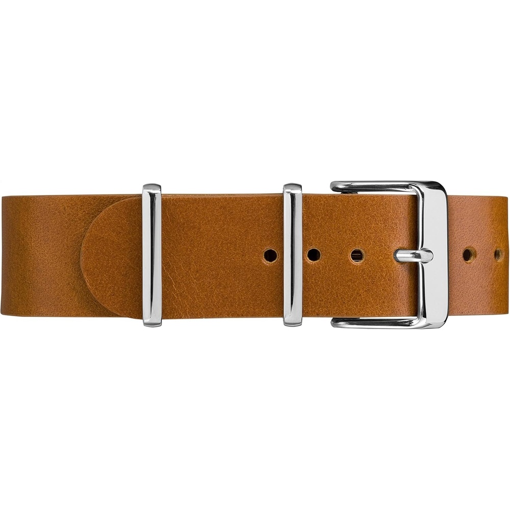image:imageTimex Watch Bands TW7C06900GZ 20mm DoubleLayered Nylon Strap Nylon MultiColor Watch StrapMedium Brown Leather