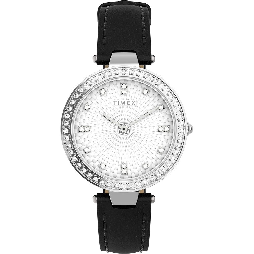 image:imageTimex Womens Adorn 32mm WatchBlackSilverToneSilverTone