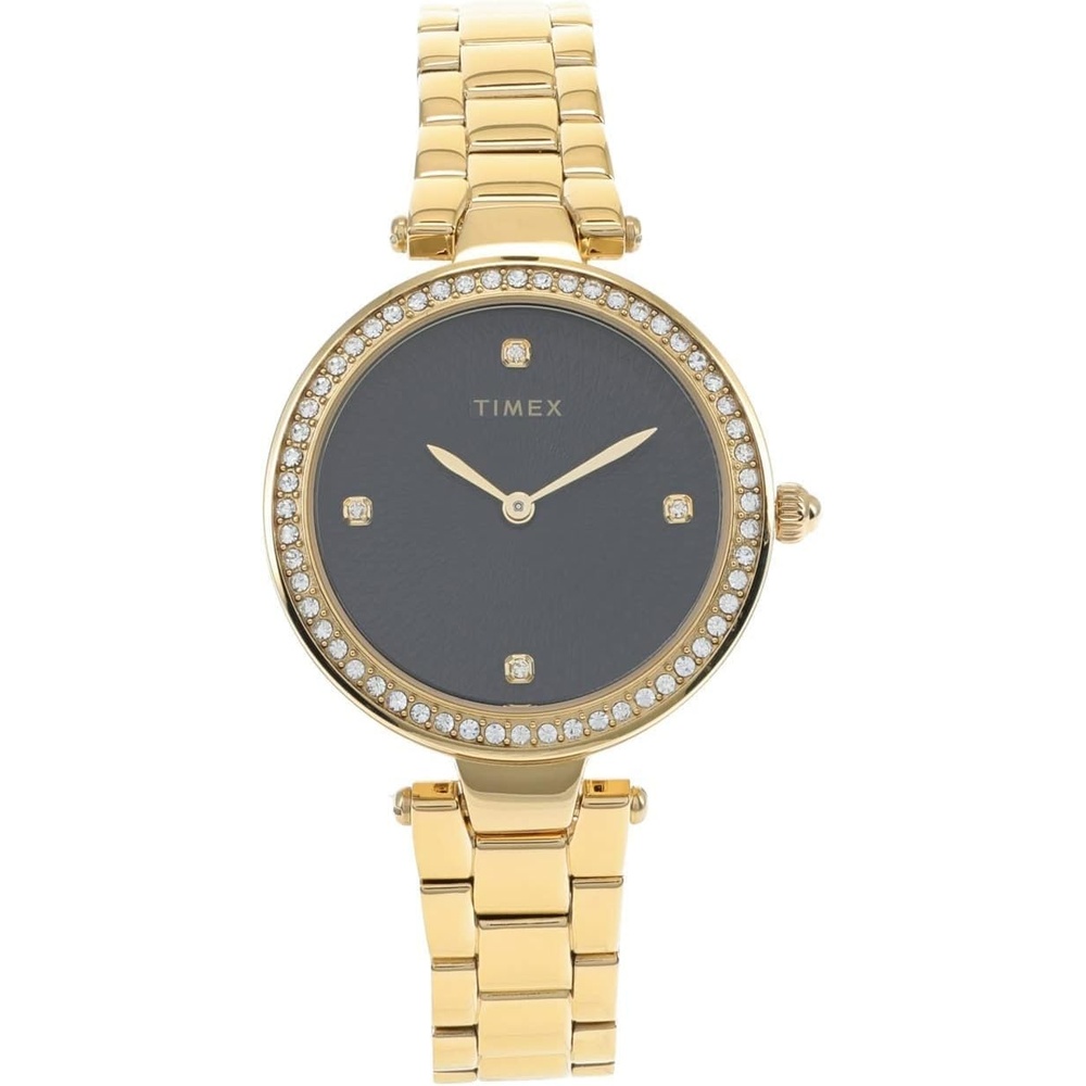 image:imageTimex Womens Adorn 32mm WatchGoldToneBlackGoldTone