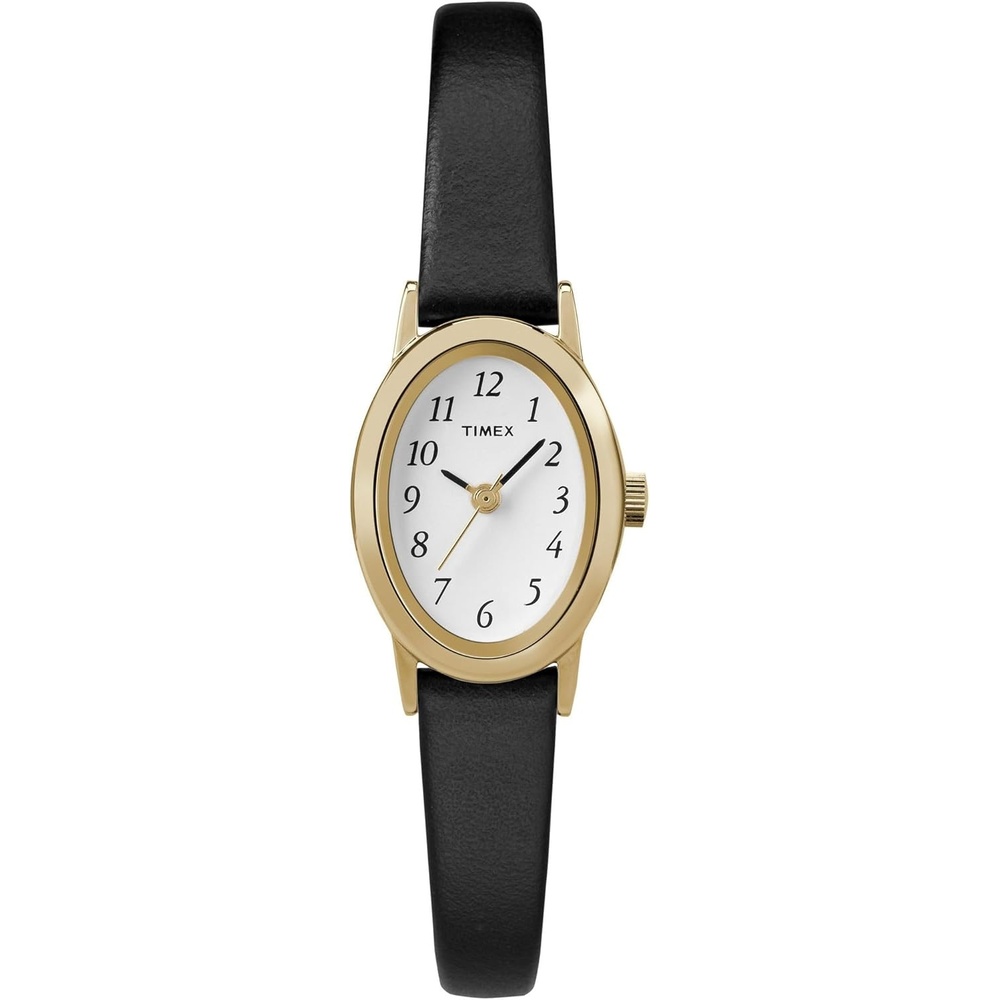 image:imageTimex Womens Cavatina Watch  TPearl Dial GoldTone CaseBlackGoldTone
