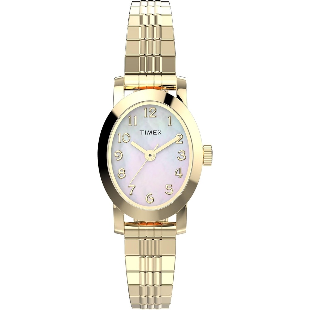 image:imageTimex Womens Cavatina Watch  TPearl Dial GoldTone CaseGoldToneGoldToneMother of Pearl