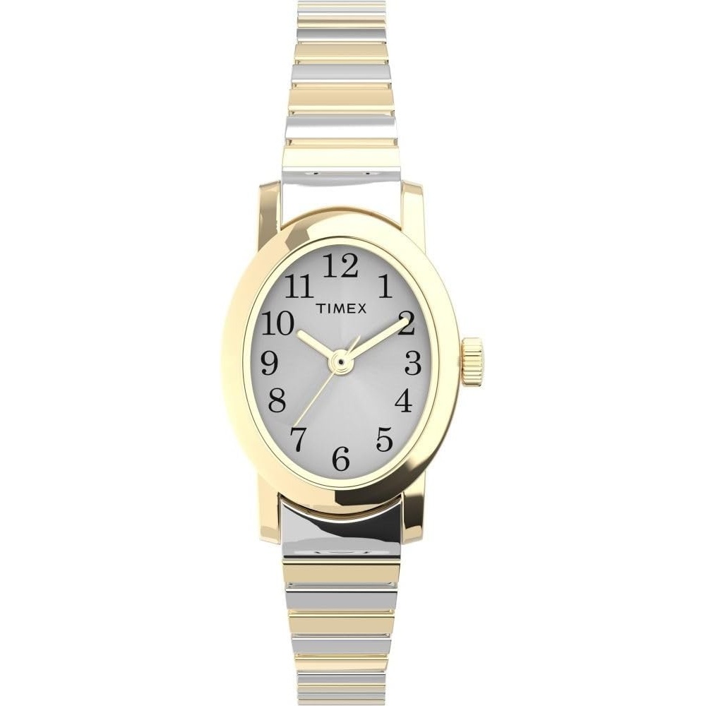 image:imageTimex Womens Cavatina Watch TPearl Dial GoldTone CaseTwoToneSilverTone