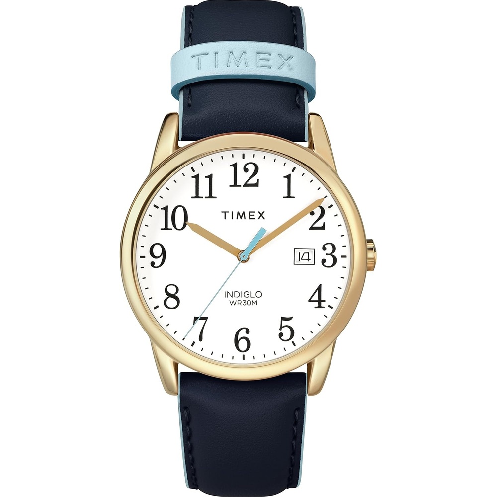 image:imageTimex Womens Easy Reader Date Leather Strap 38mm Watch