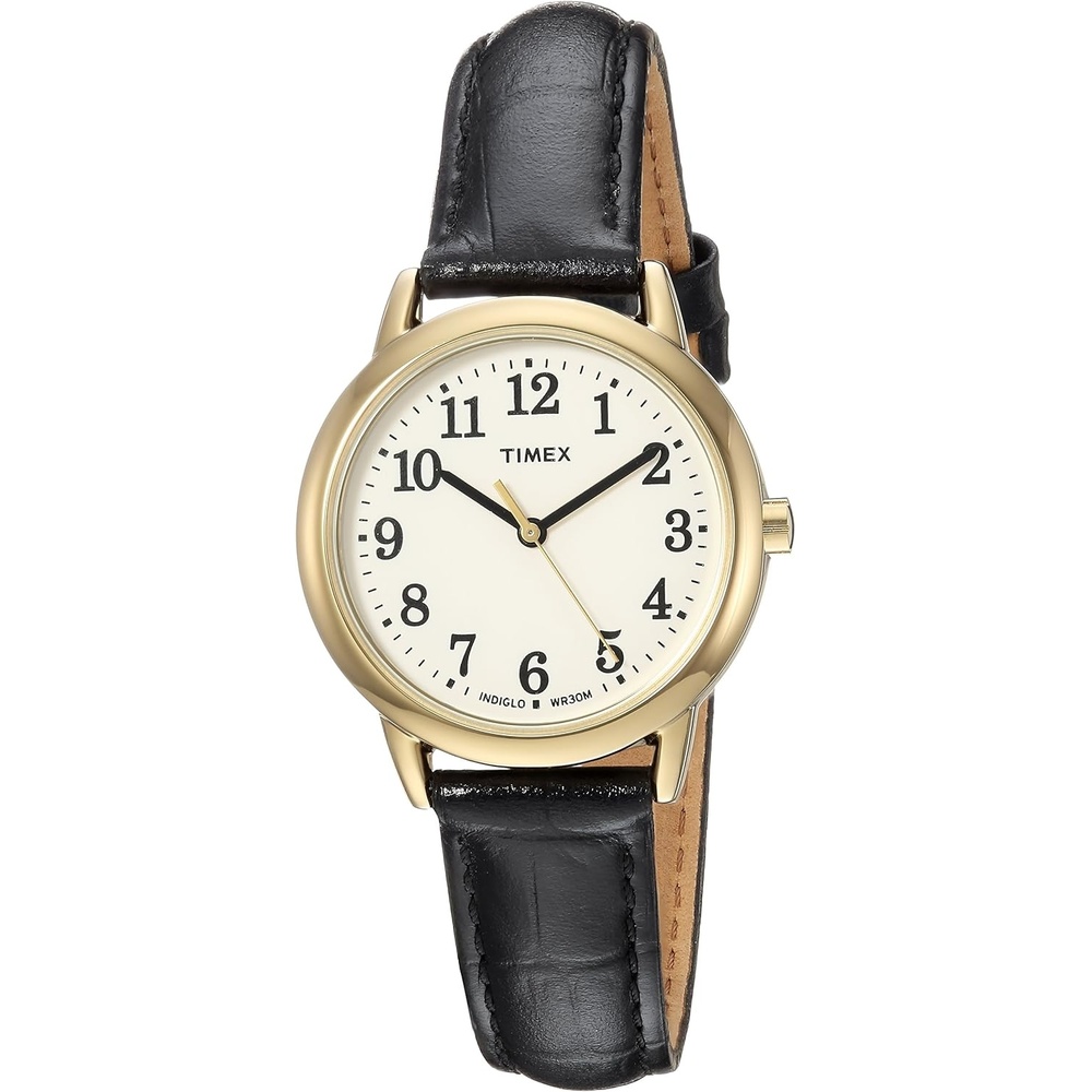 image:imageTimex Womens Easy Reader WatchBlackGoldToneCream30mm