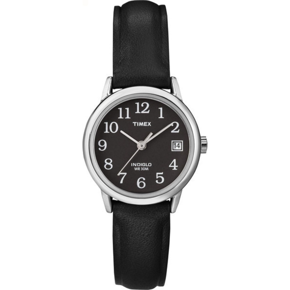 image:imageTimex Womens Easy Reader WatchBlackSilverToneBlack25mm