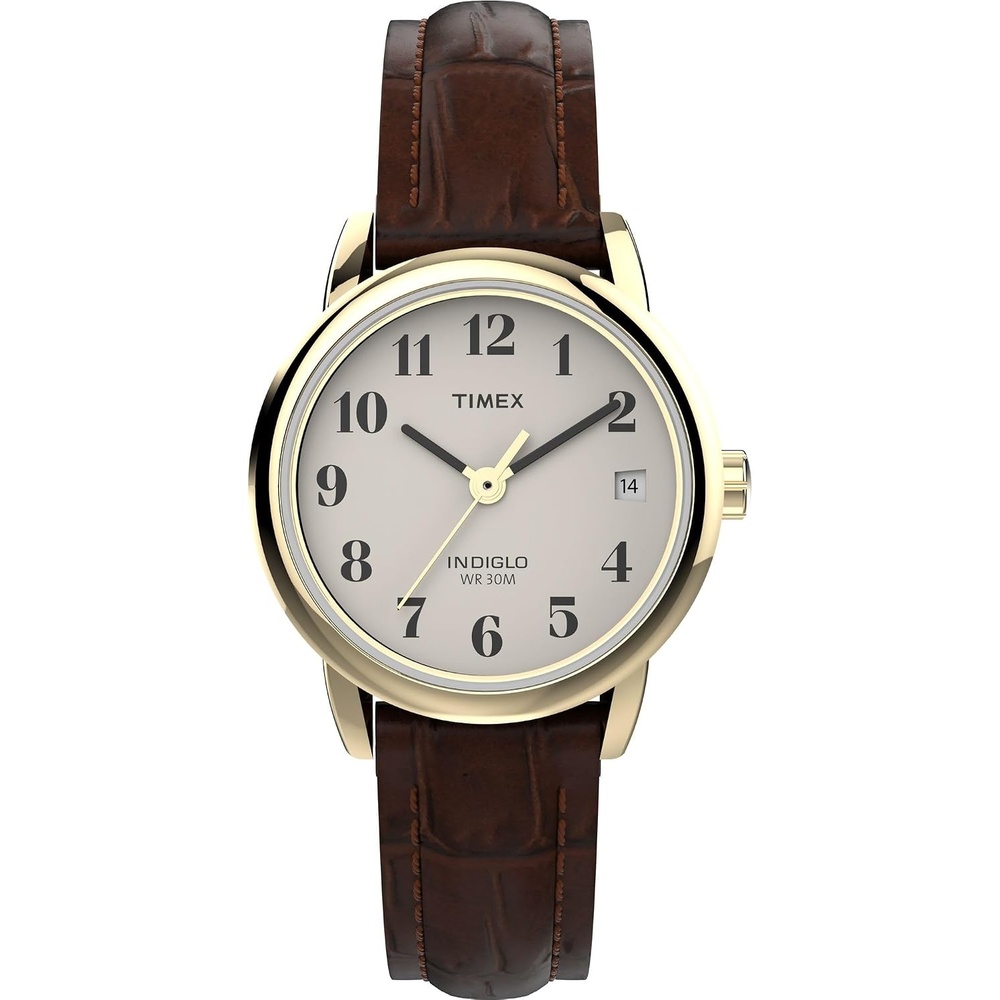 image:imageTimex Womens Easy Reader WatchBrownGoldToneNatural25mm