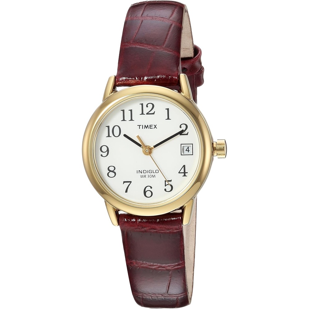 image:imageTimex Womens Easy Reader WatchBrownGoldToneWhite25mm