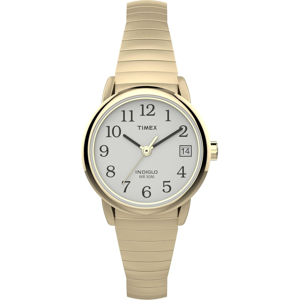 image:imageTimex Womens Easy Reader WatchGoldToneGoldToneWhiteA25mm