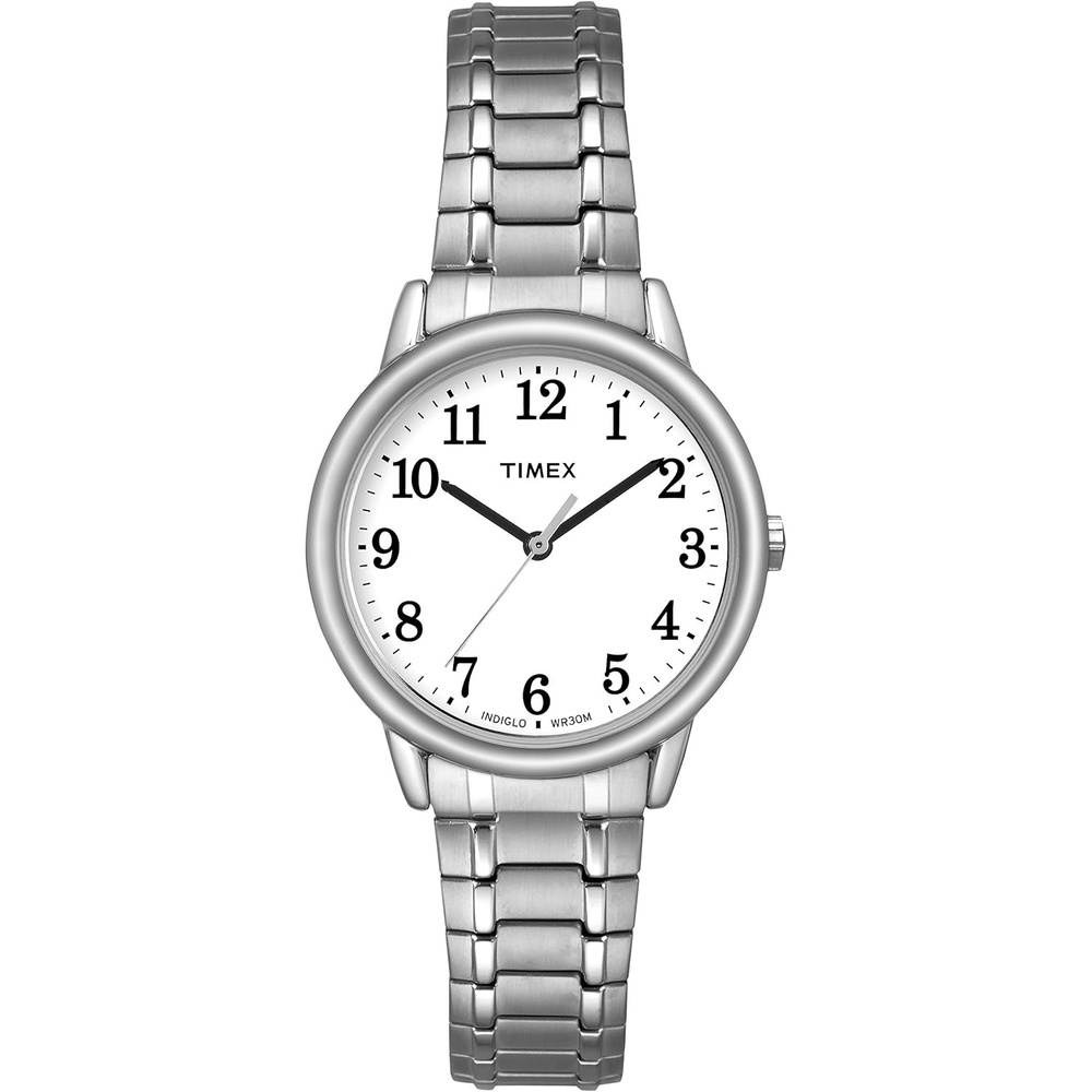 image:imageTimex Womens Easy Reader WatchSilverToneSilverToneWhiteA30mm