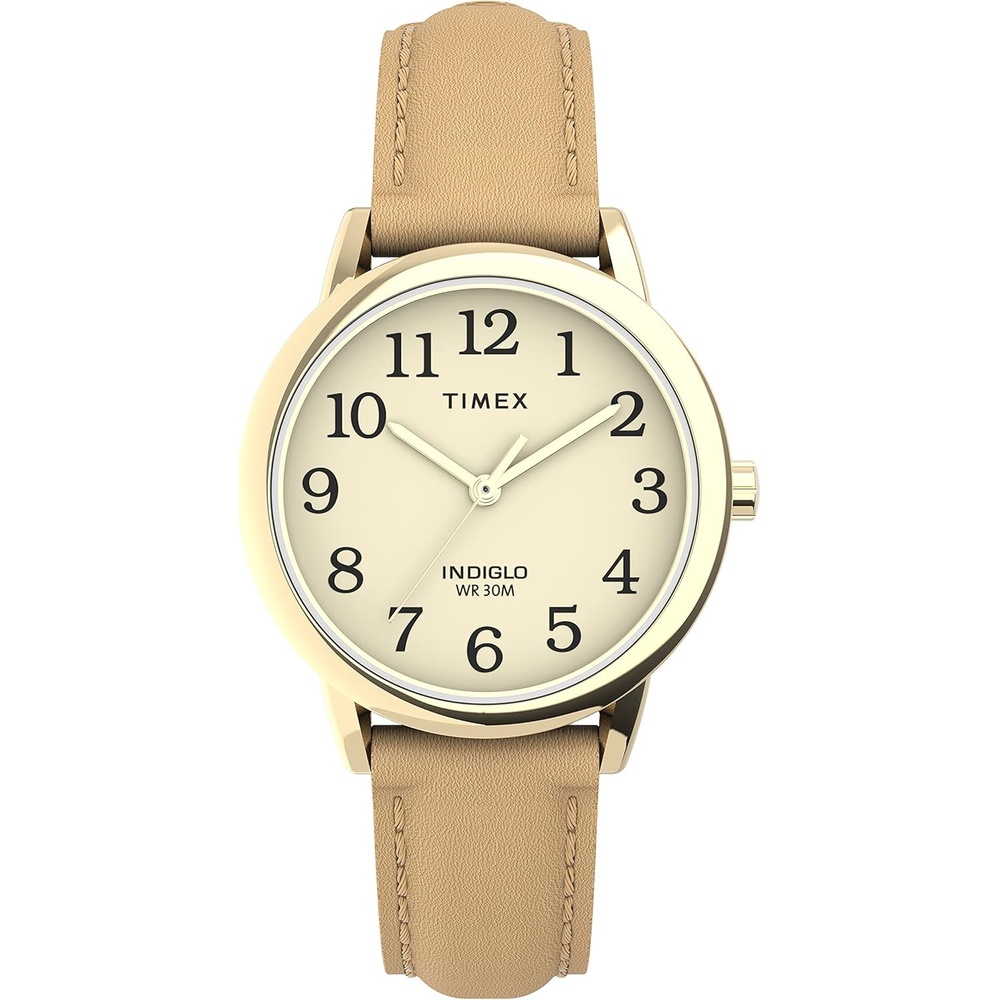 image:imageTimex Womens Easy Reader WatchTanGoldToneCream30mm