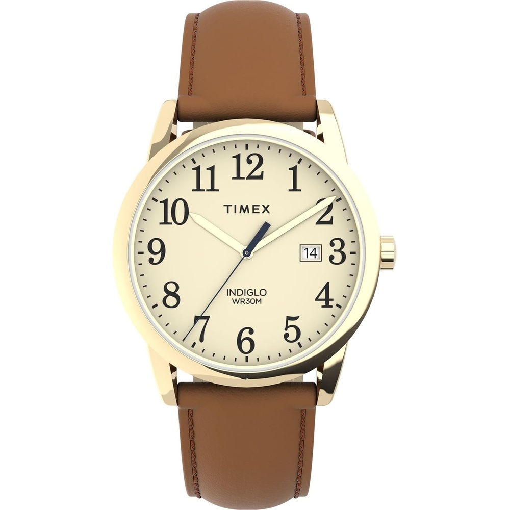 image:imageTimex Womens Easy Reader WatchTanGoldToneCream38mm