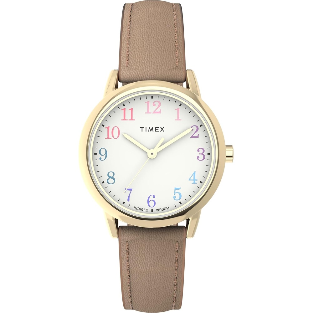 image:imageTimex Womens Easy Reader WatchTanGoldToneWhite30mm