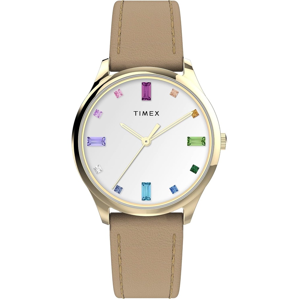 image:imageTimex Womens Easy Reader WatchTanGoldToneWhite32MM