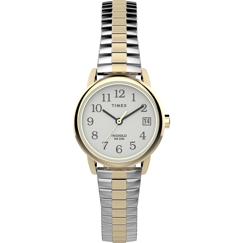 image:imageTimex Womens Easy Reader WatchTwoToneGoldToneWhite25mm