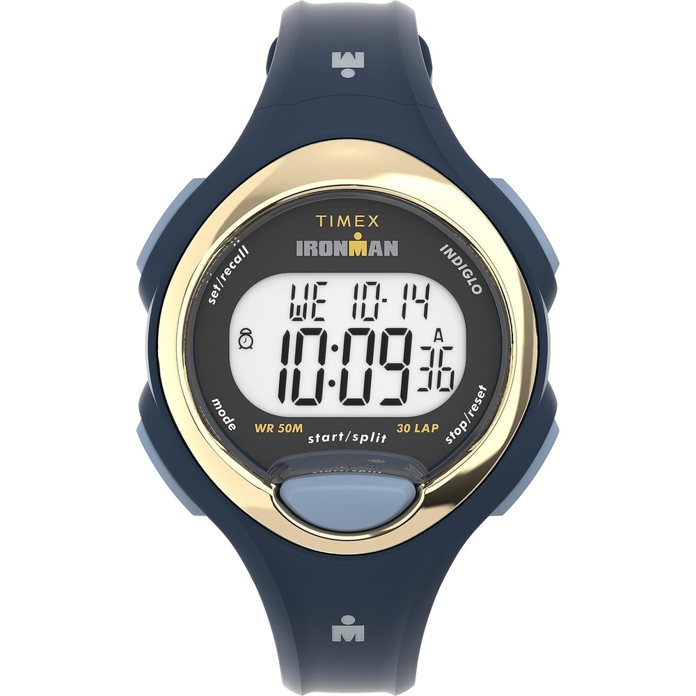 image:imageTimex Womens Ironman Triathlon E30 34mm WatchBlackDigitalBlackGoldTone