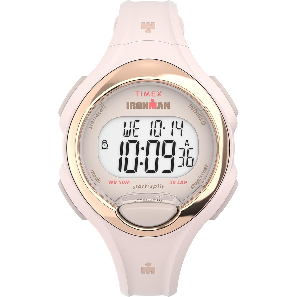 image:imageTimex Womens Ironman Triathlon E30 34mm WatchPinkDigitalPink