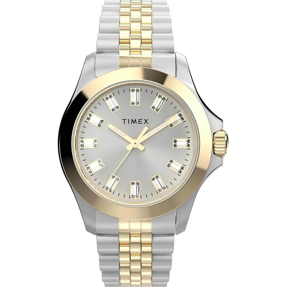image:imageTimex Womens Kaia 40mm WatchTwoToneTwoToneSilverTone