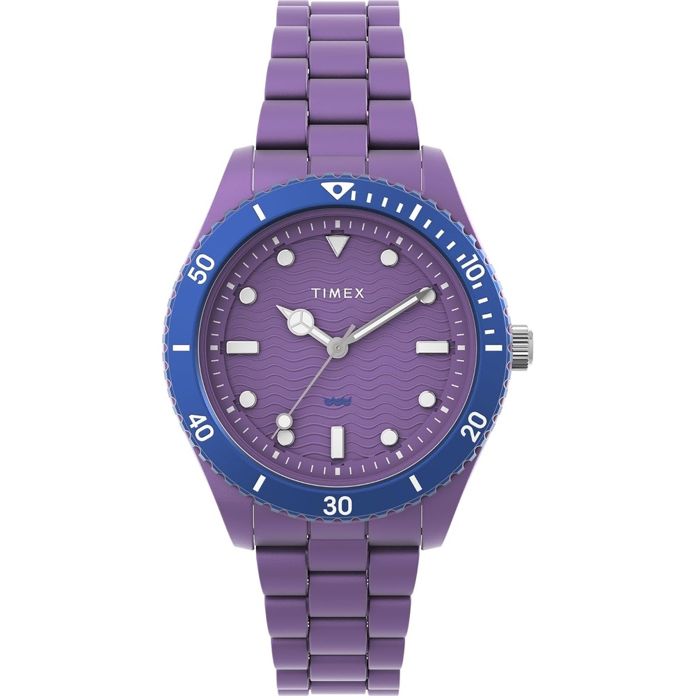 image:imageTimex Womens Legacy Ocean 37mm WatchPurple Dark PurplePurple