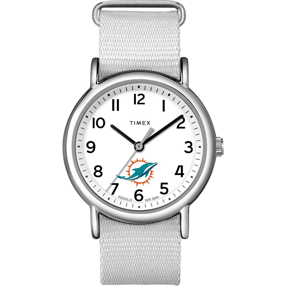 image:imageTimex Womens NFL Weekender 38mm WatchMiami Dolphins