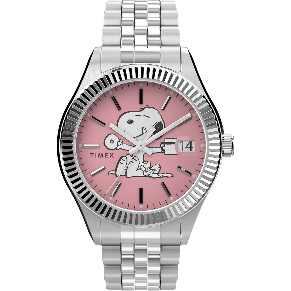 image:imageTimex Womens Peanuts x Waterbury Legacy WatchPinkSilver