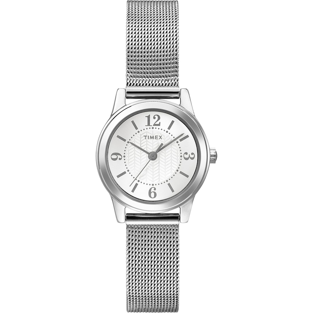 image:imageTimex Womens T2P457 Casey Dress SilverTone Stainless Steel Mesh Bracelet Watch
