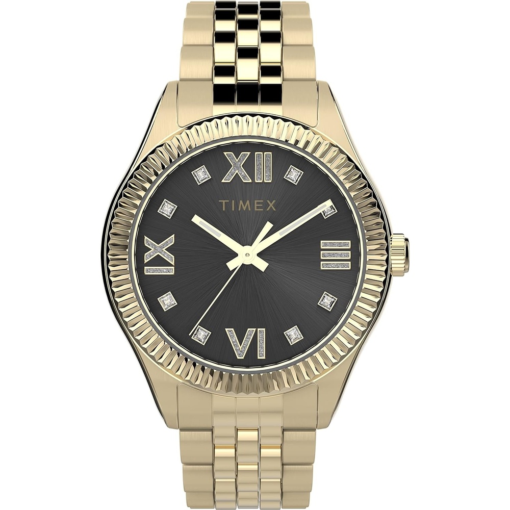 image:imageTimex Womens Waterbury Legacy 34mm WatchGoldToneBlack Crystals