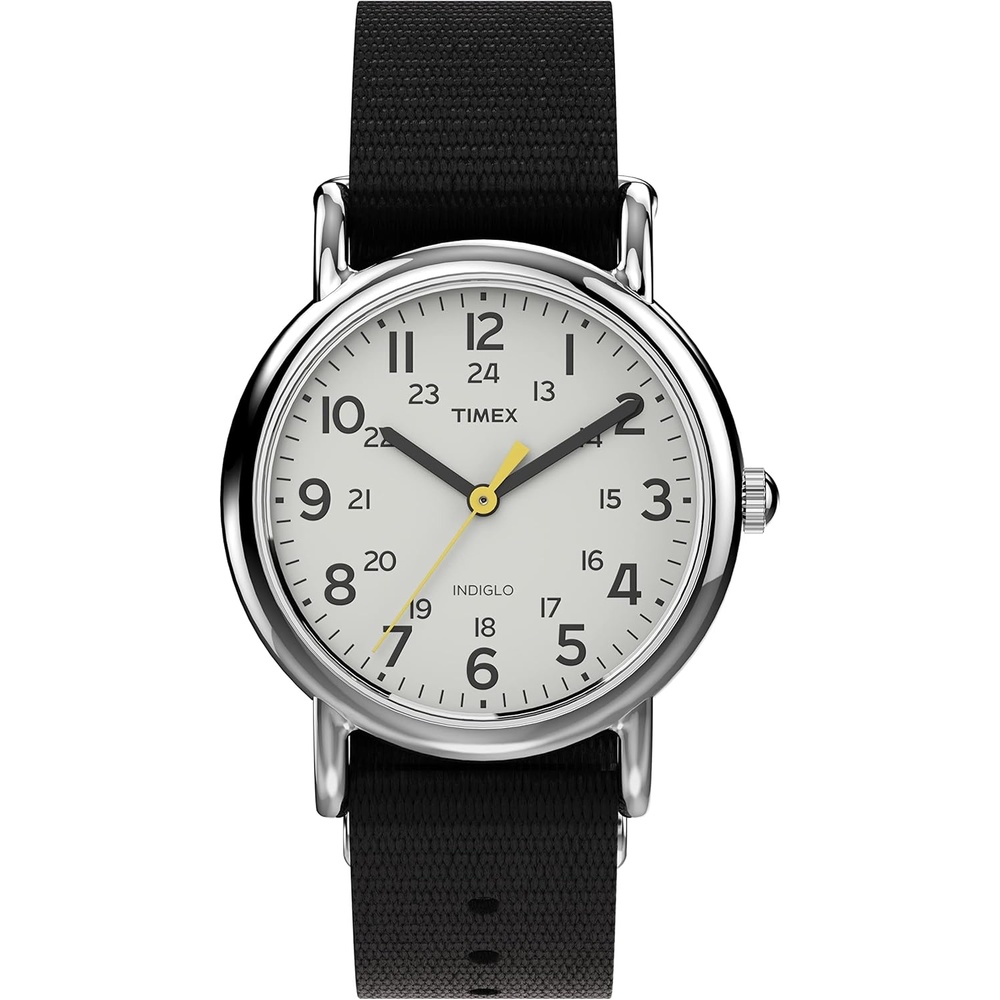 image:imageTimex Womens Weekender 31mm WatchBlackWhiteSilverTone