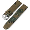 Green Camo/Silver-Tone