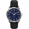 Black/Silver-Tone/Blue/38mm
