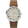 Brown/Cream/Stainless Steel