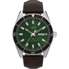 Brown/Stainless Steel/Green