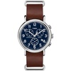 Brown/Blue/Silver-Tone