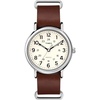 Brown/Cream/Silver-Tone