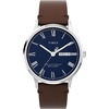Brown/Stainless Steel/Blue