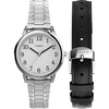 Silver-Tone/Silver-Tone/White/30mm