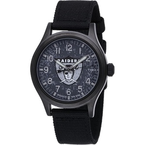 Men’s NFL Scout 40mm Quartz Fabric Strap(Las Vegas Raiders)