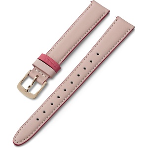 Timex 14mm Genuine Leather Strap – Gray with Rose Gold-Tone Buckle(Light Pink/Rose Gold-Tone)