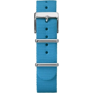 Timex 18mm Double-Layered Nylon Slip-Thru Strap(Blue)