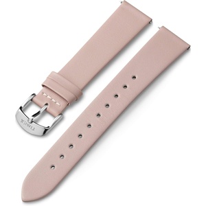 Timex 18mm Genuine Leather Strap – Pink with Gold-Tone Buckle(Pink/Silver-Tone)