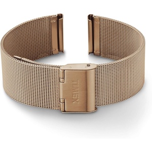 Timex 20mm Stainless Steel Mesh Bracelet – Rose Gold-Tone with Self-Adjust Clasp(Rose Gold-Tone)